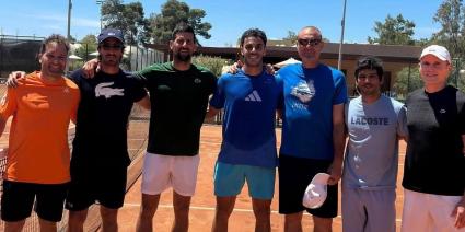 Carlos Costa with Novak Djokovic